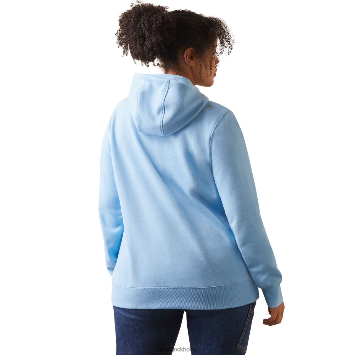 blast Ariat grafisk hoodie i armeringsjärn holländsk kanal ljung/skymning kvinnor F04843379