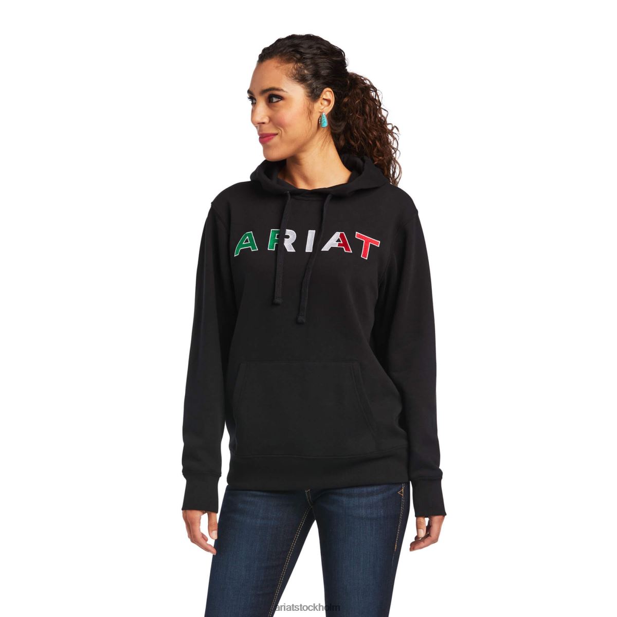 blast Ariat mexico hoodie svart kvinnor F04843462
