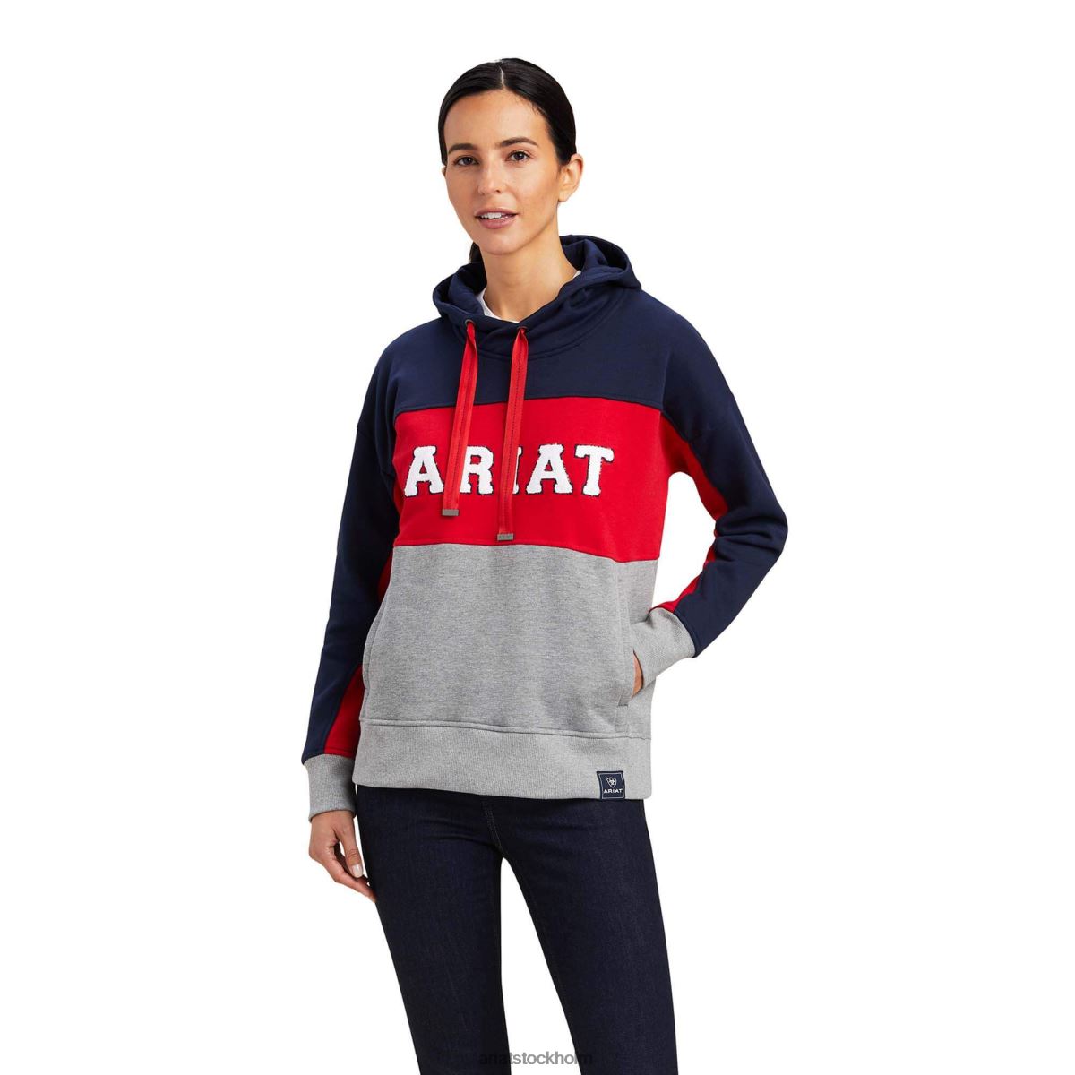 blast Ariat rabere team hoodie Marin kvinnor F04843407