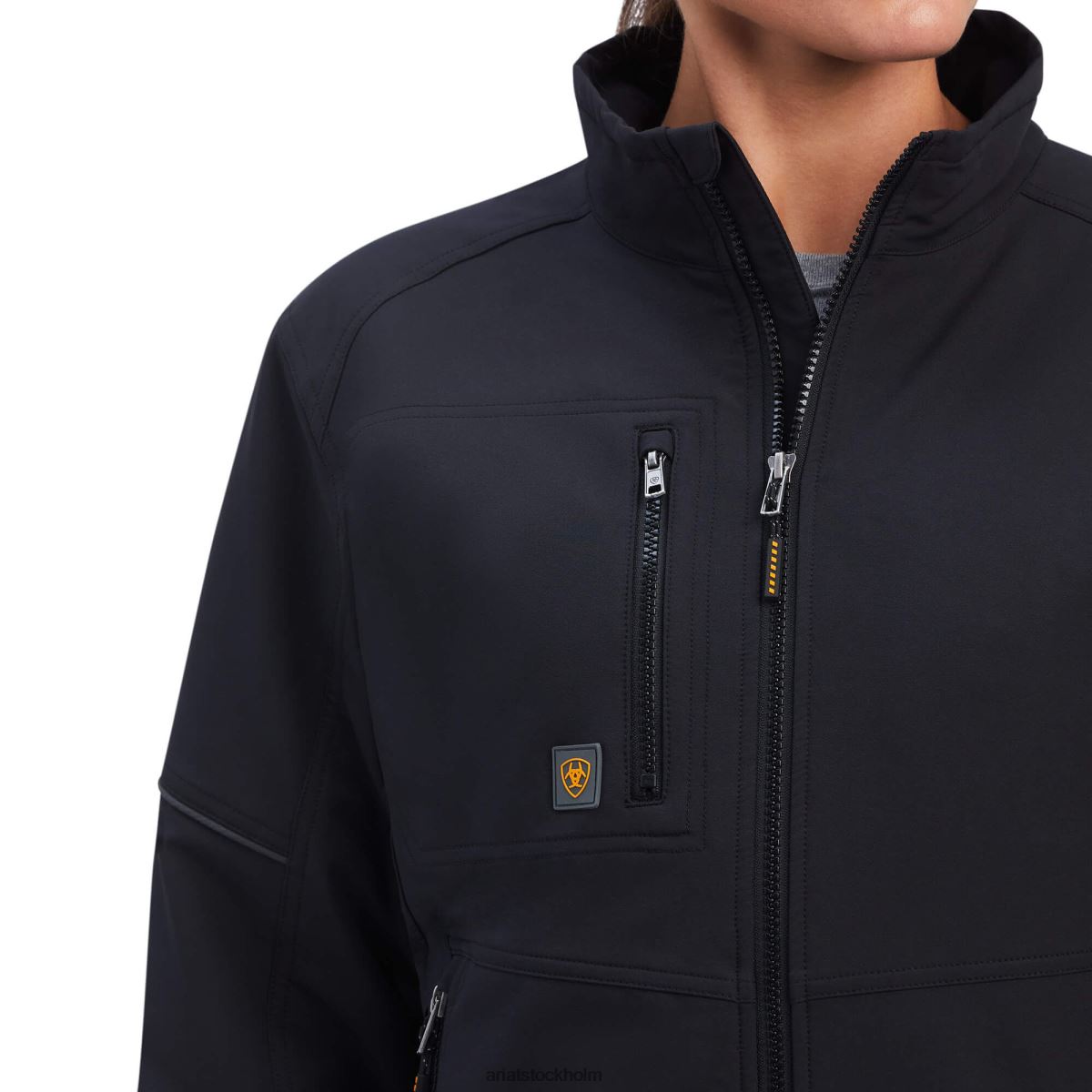 blast Ariat armeringsjärn dri-tek durastretch isolerad jacka svart kvinnor F04843516