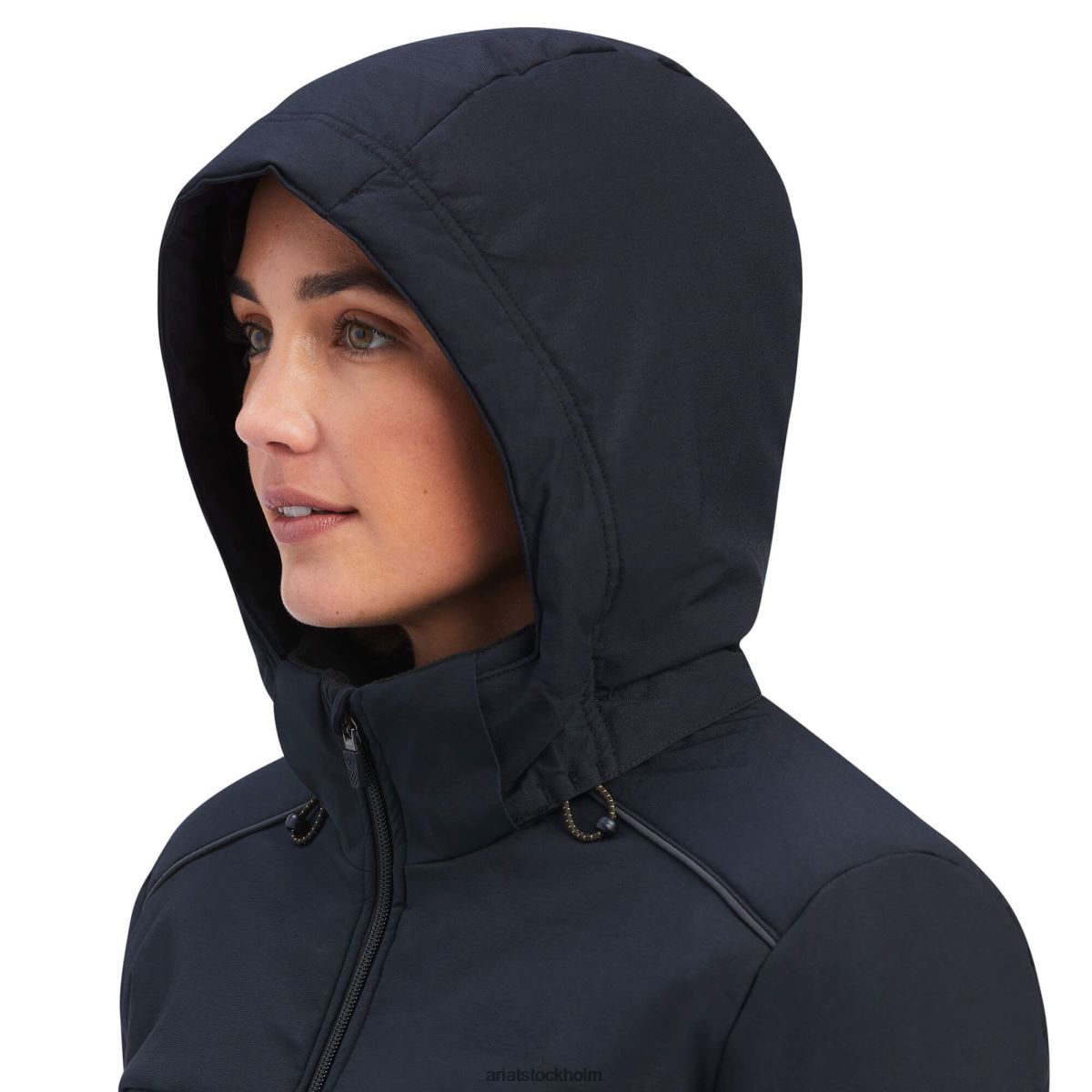 blast Ariat armeringsjärn valkyrie stretch canvas isolerad jacka svart kvinnor F04843481