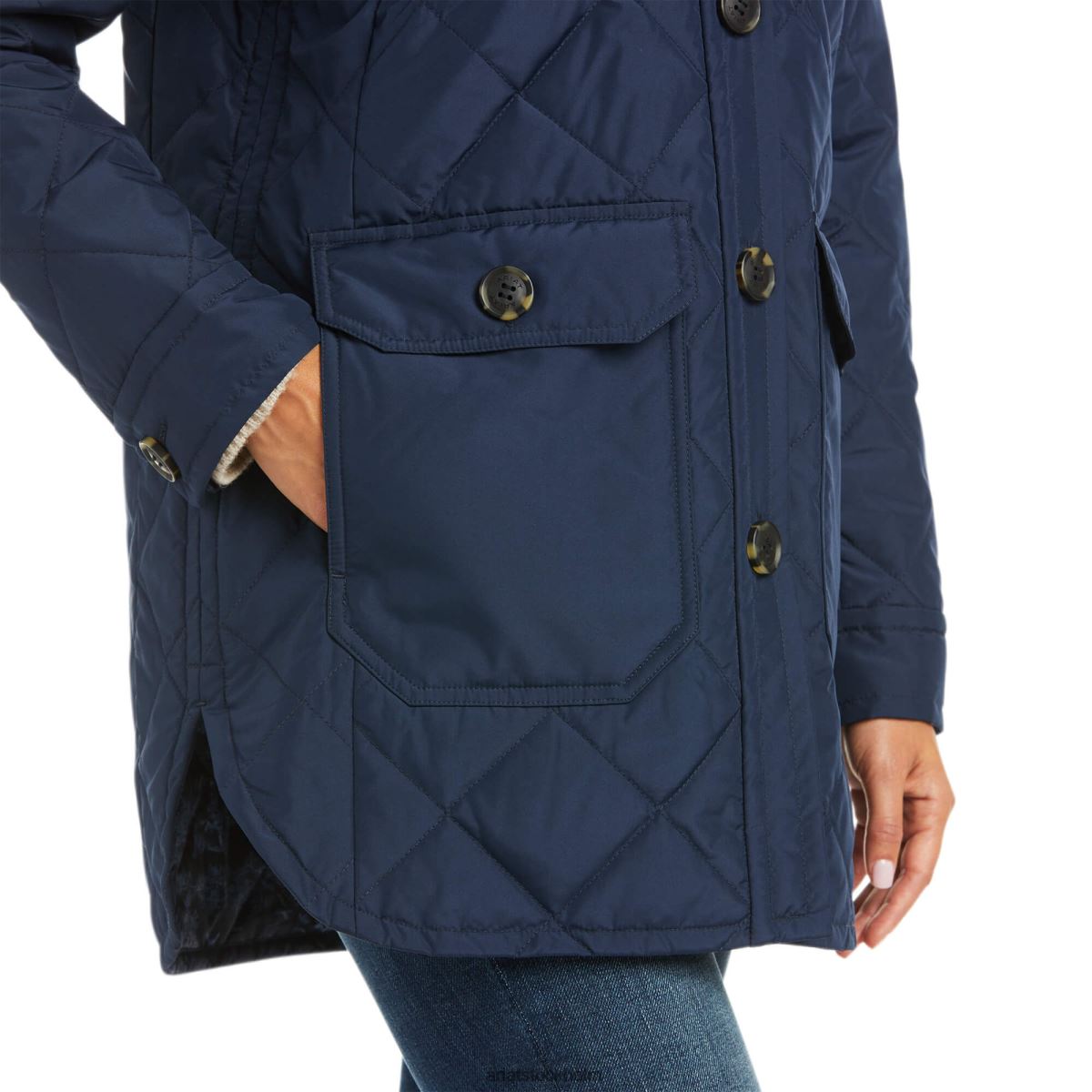 blast Ariat belmont skjorta jacka Marin kvinnor F04843574