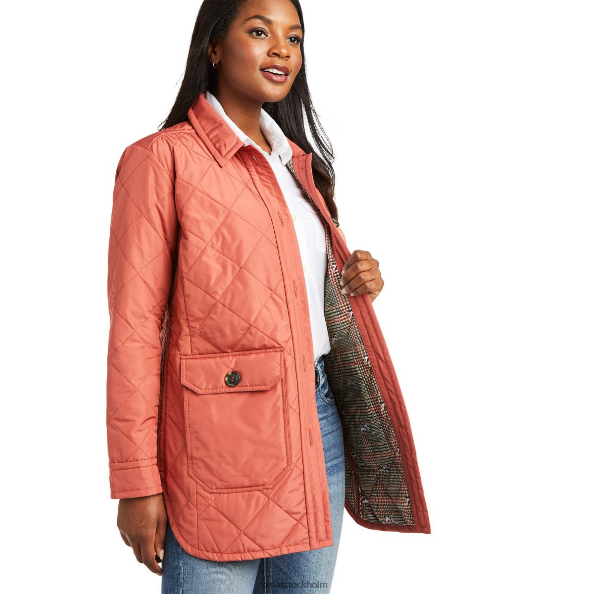 blast Ariat belmont skjorta jacka marsala kvinnor F04843578