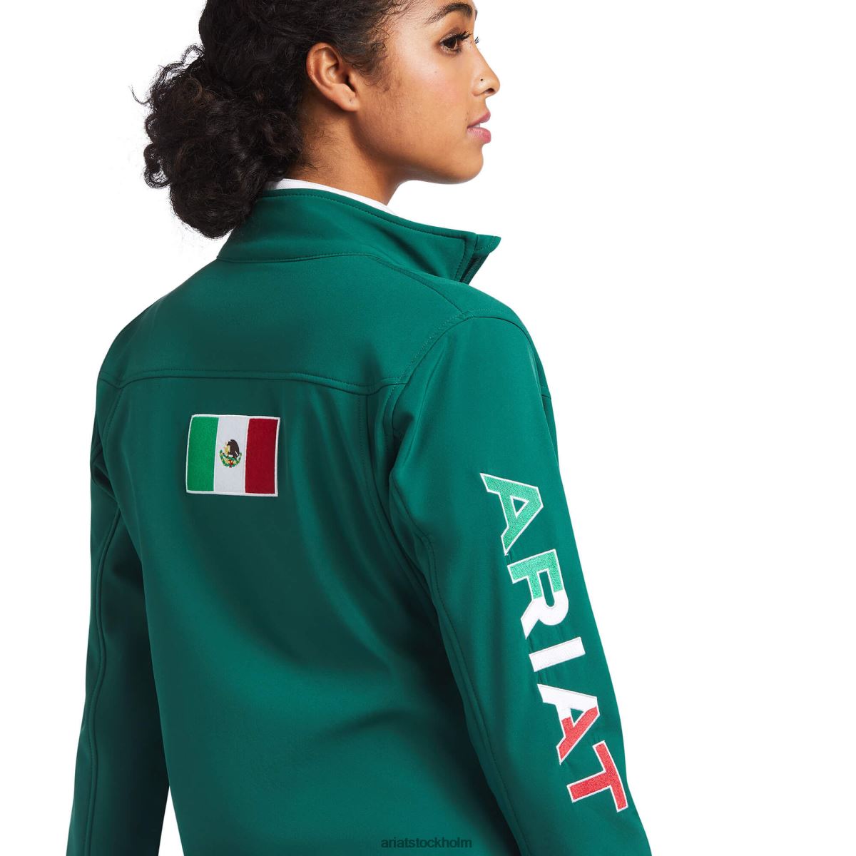 blast Ariat klassisk team softshell mexico jacka verde kvinnor F04843504