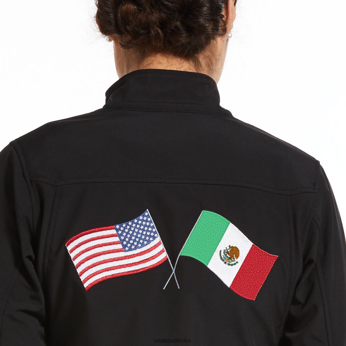 blast Ariat klassisk team usa/mex softshelljacka svart kvinnor F04843484
