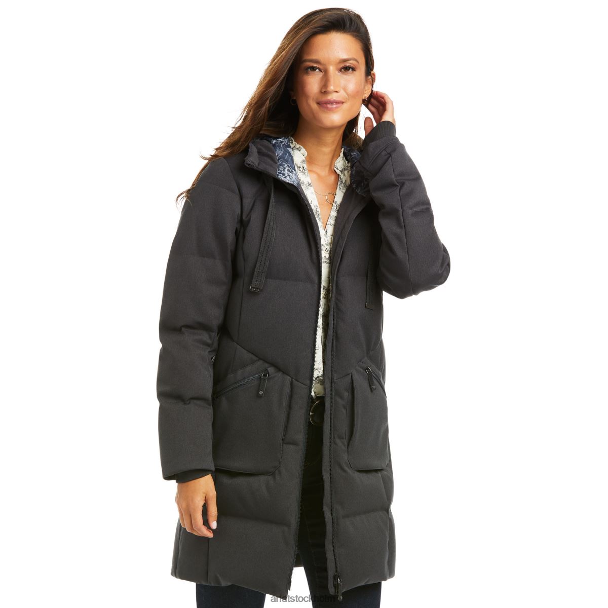 blast Ariat menlo dunjacka träkol kvinnor F04843604