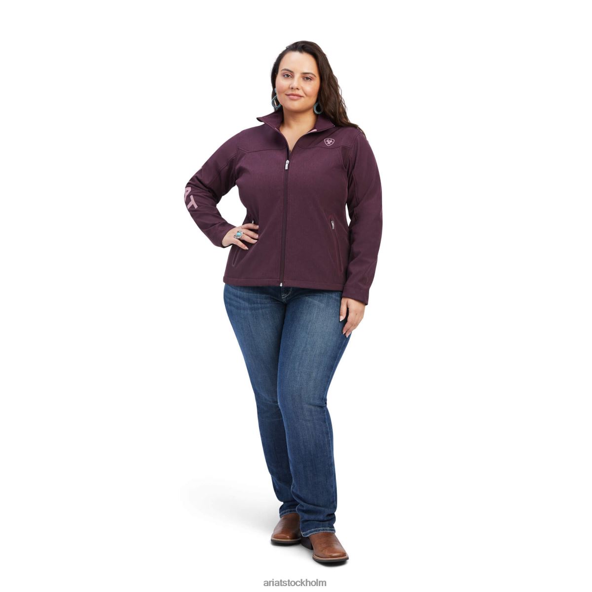 blast Ariat ny team softshelljacka mullbärsljung kvinnor F04843493