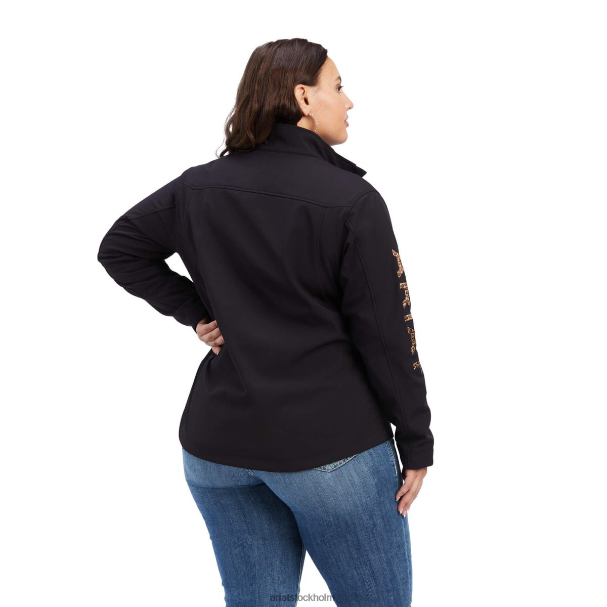 blast Ariat ny team softshelljacka svart/leopard kvinnor F04843473