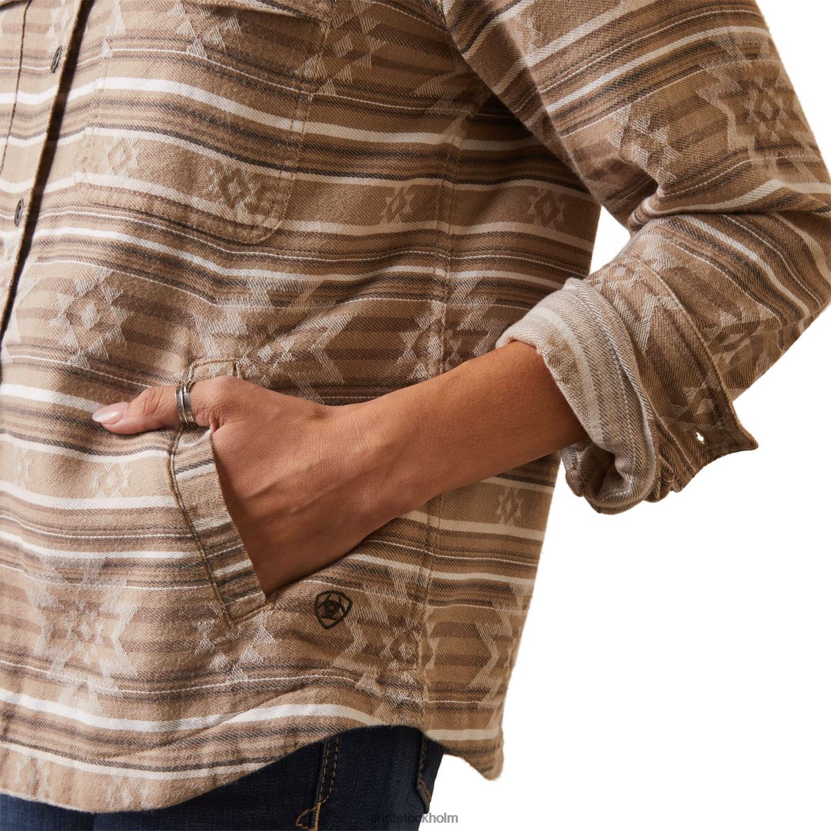 blast Ariat riktig pysselskjortjacka dakota jacquard kvinnor F04843521