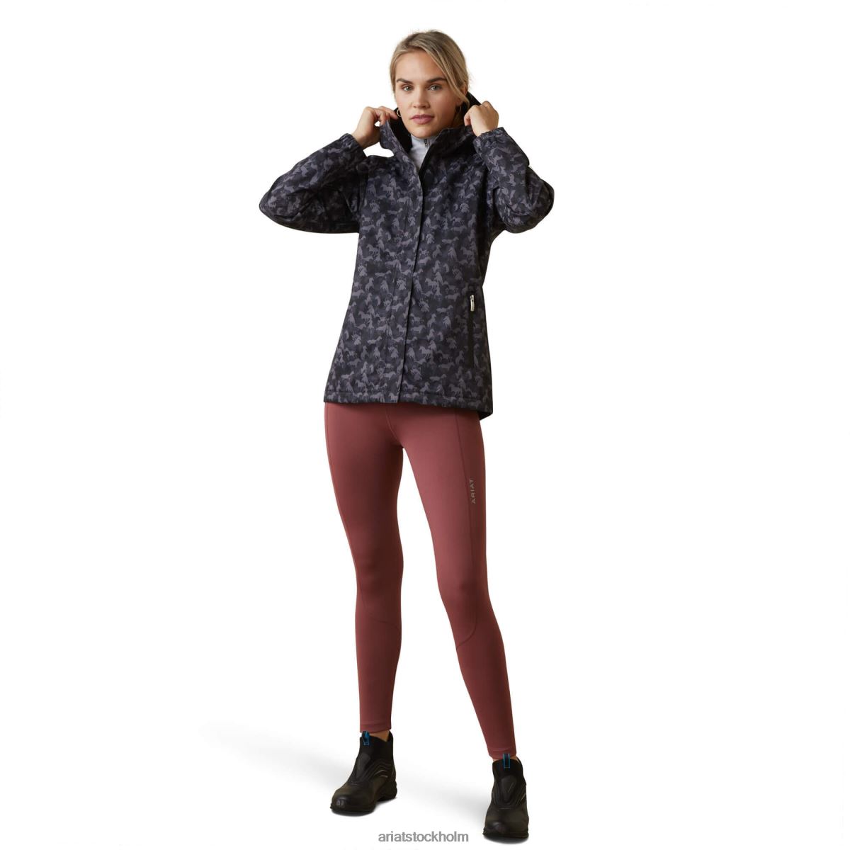 blast Ariat vattentät jacka för åskådare periskop camo häst kvinnor F04843590