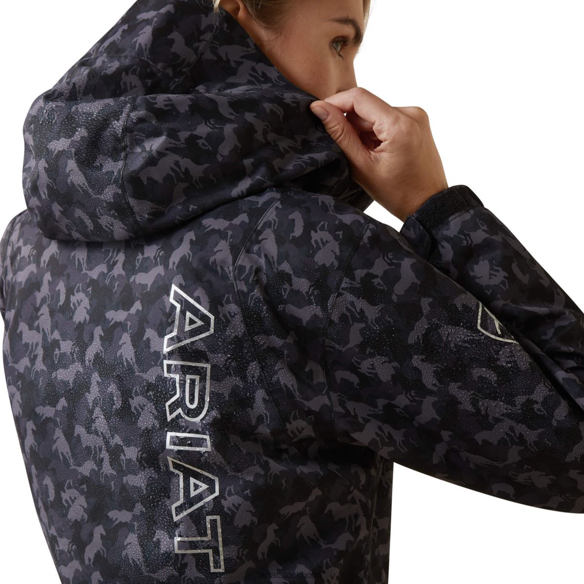 blast Ariat vattentät jacka för åskådare periskop camo häst kvinnor F04843590