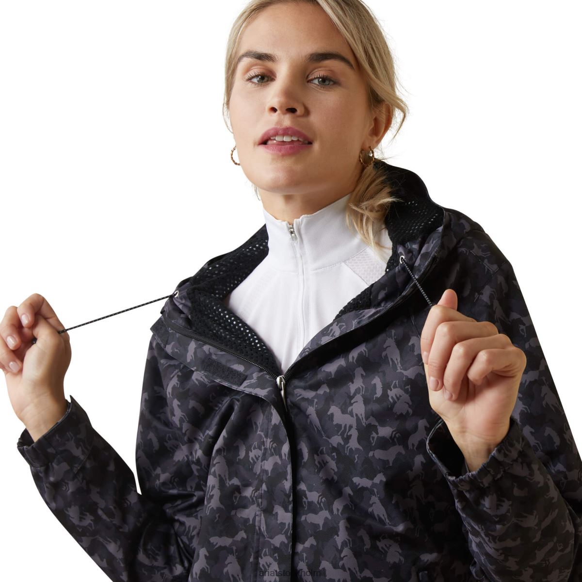 blast Ariat vattentät jacka för åskådare periskop camo häst kvinnor F04843590