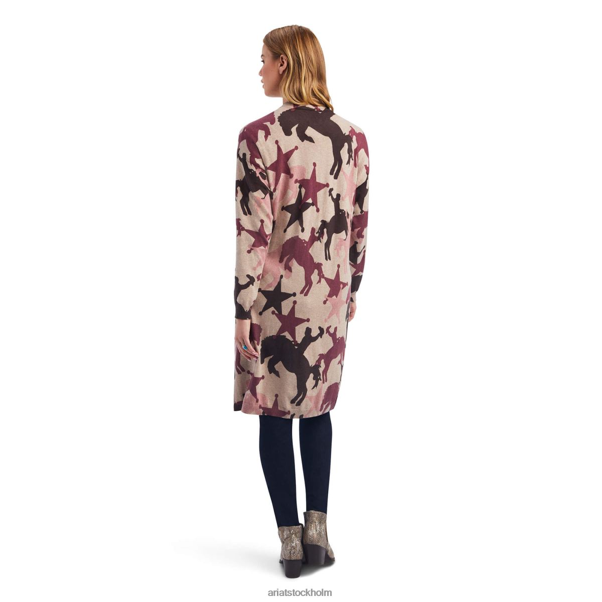 blast Ariat rida in i solnedgångskoftan brun ljunghavregryn kvinnor F04843328