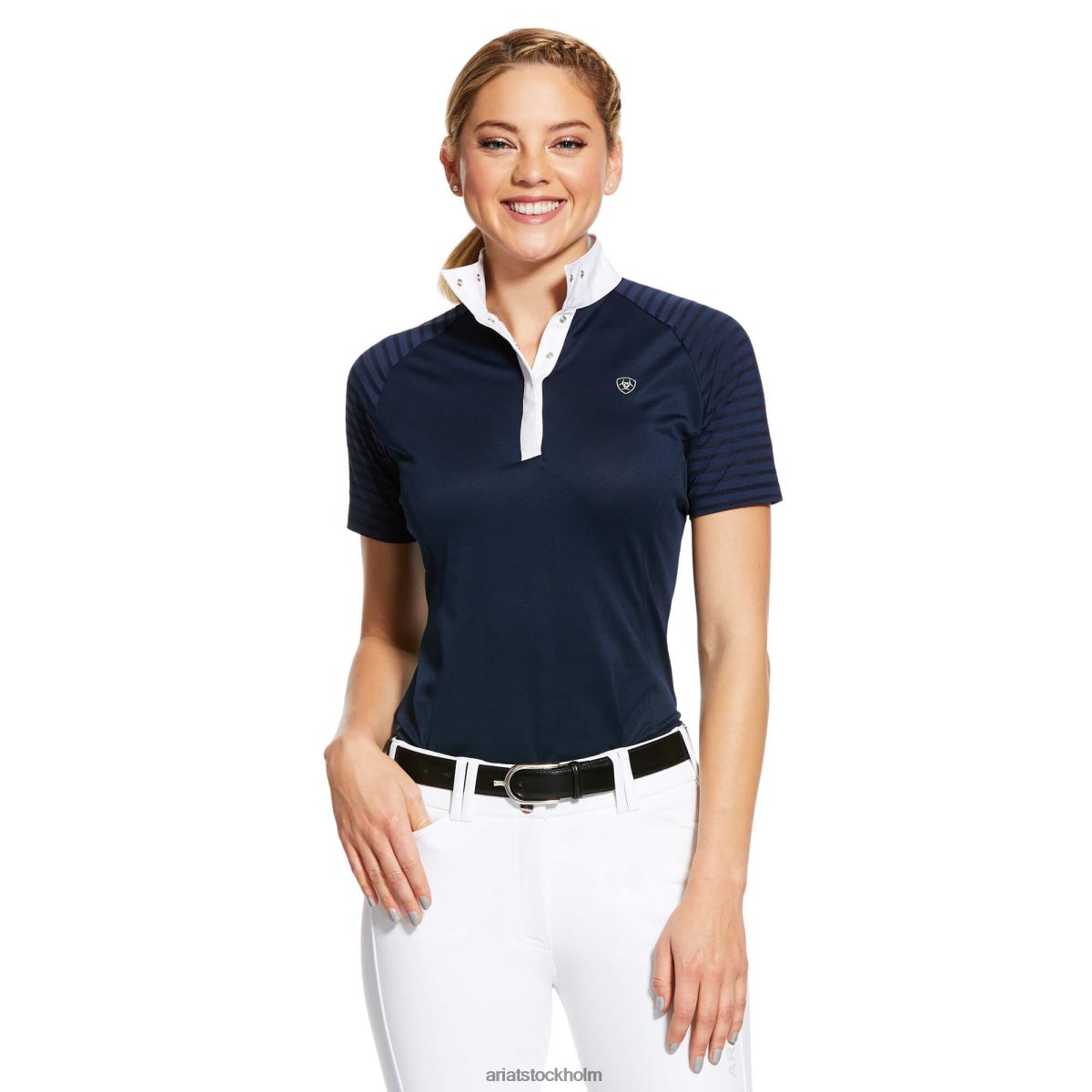 blast Ariat aptos vent show skjorta visa flottan kvinnor F04843664