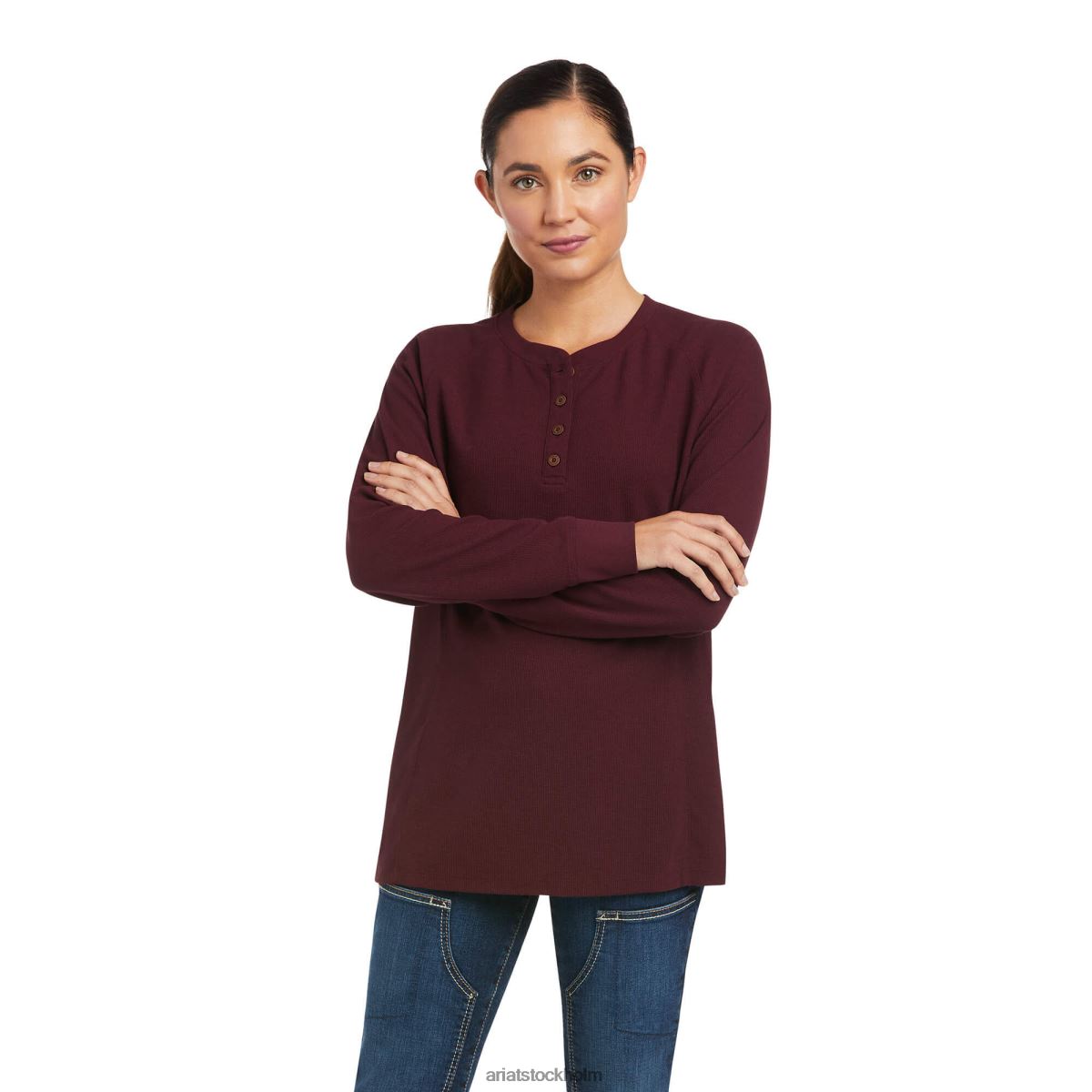 blast Ariat armeringsjärn termisk malbec kvinnor F04842975