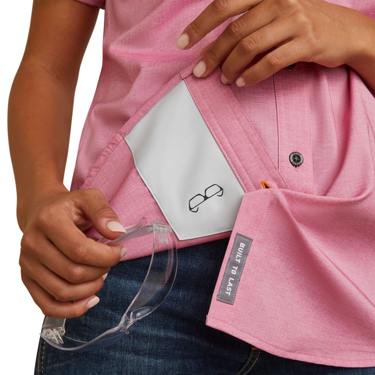 blast Ariat armeringsjärn tillverkad tuff venttek durastretch arbetsskjorta körsbärsjubileum kvinnor F04842939