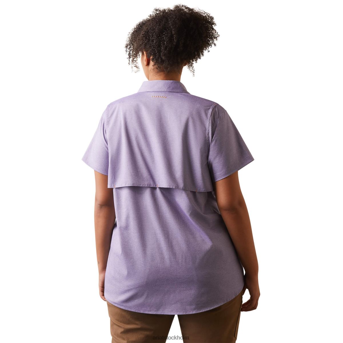 blast Ariat armeringsjärn tillverkad tuff venttek durastretch arbetsskjorta korsikansk blå ljung kvinnor F04843013