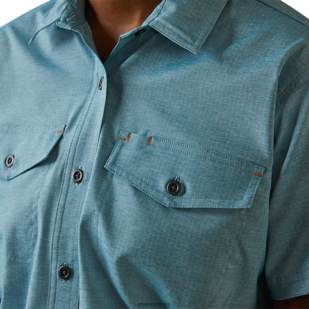 blast Ariat armeringsjärn tillverkad tuff venttek durastretch arbetsskjorta larkspursljung kvinnor F04842990