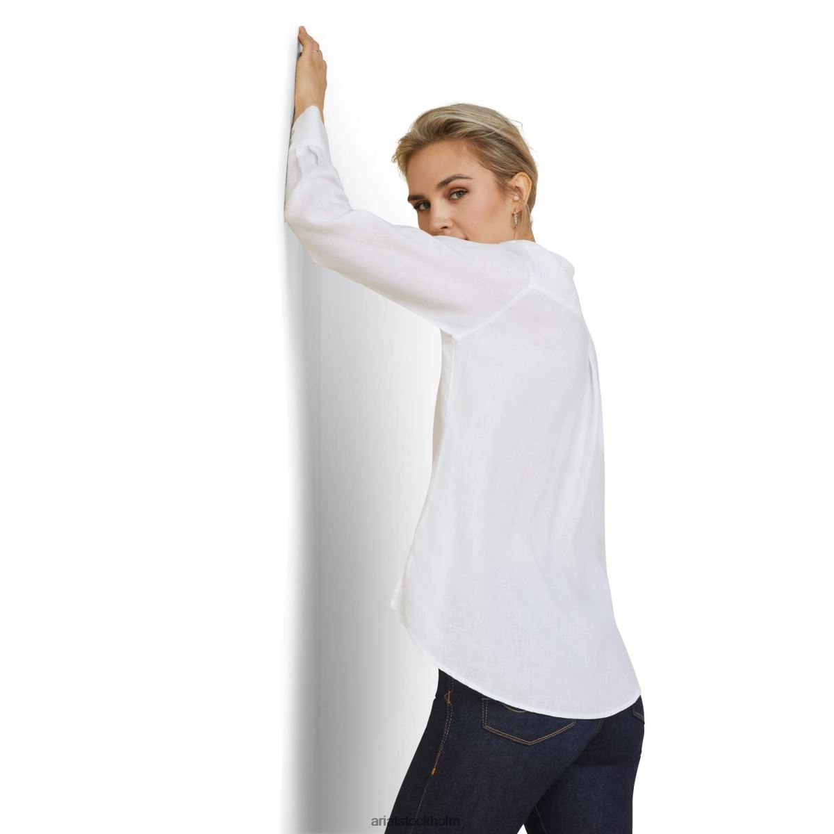 blast Ariat cazadero blus vit kvinnor F04842761