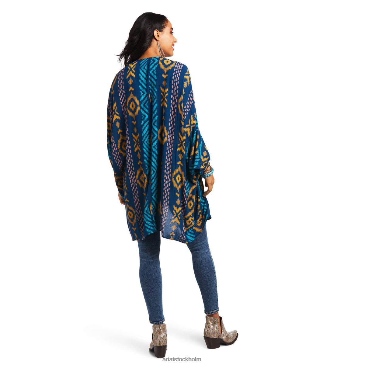blast Ariat ella kimono wrap multitryck kvinnor F04843289
