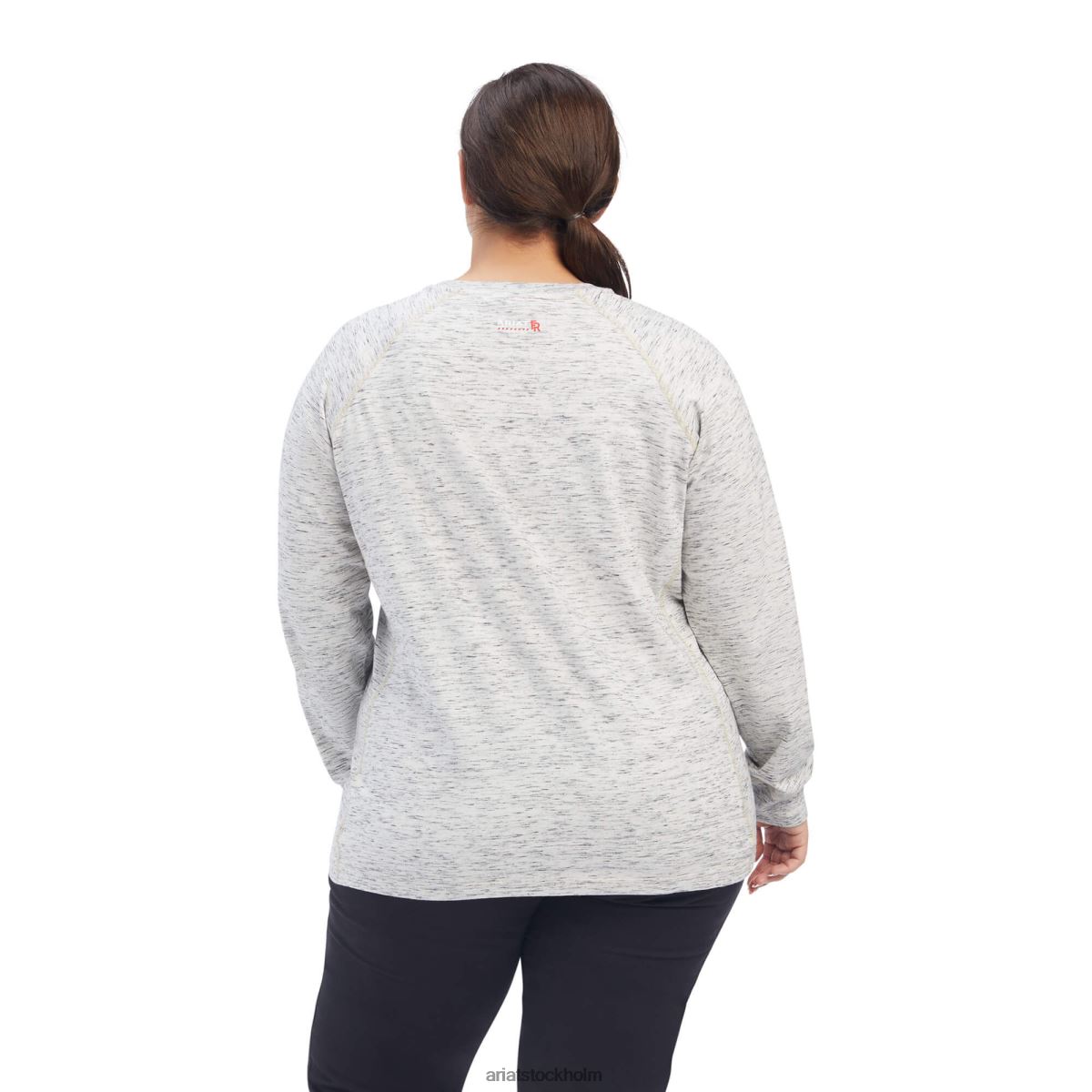 blast Ariat fr air henley rymdfärg gråmelerad kvinnor F04843032