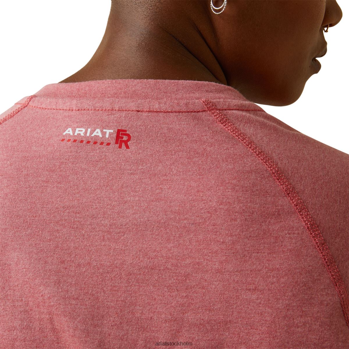 blast Ariat fr air henley solkysst korall kvinnor F04843033