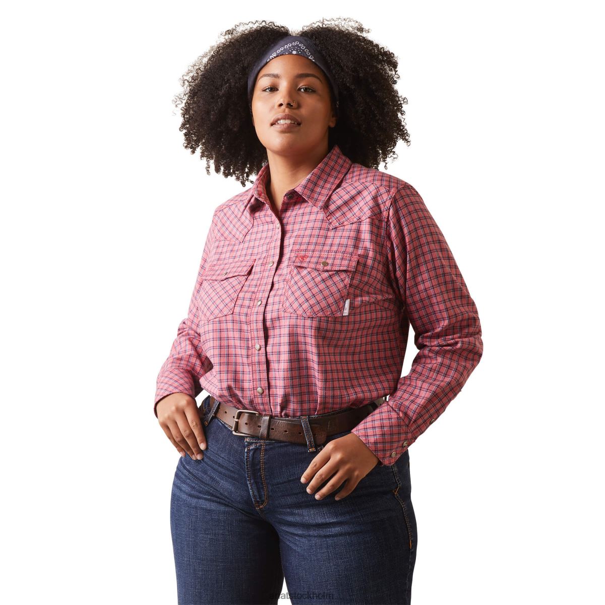 blast Ariat fr knox arbetsskjorta med snäpp solkysst kvinnor F04843093