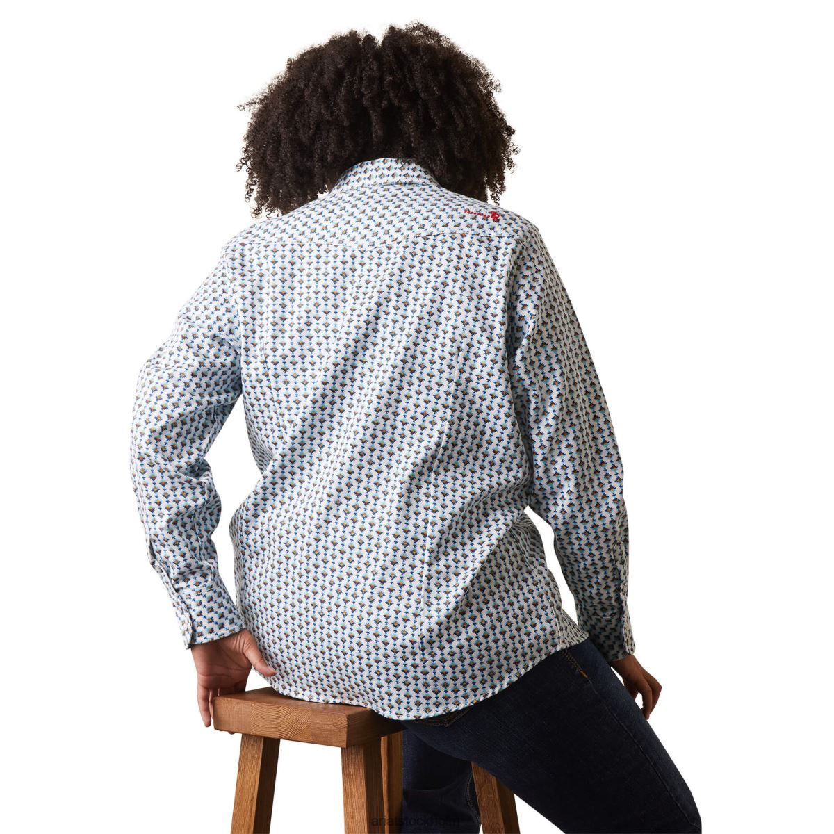 blast Ariat fr middleton arbetsskjorta med snäpp ungkarls knapptryck kvinnor F04843104