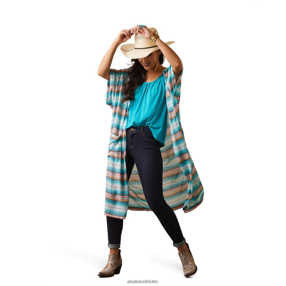 blast Ariat josie kimono wrap multitryck kvinnor F04843240