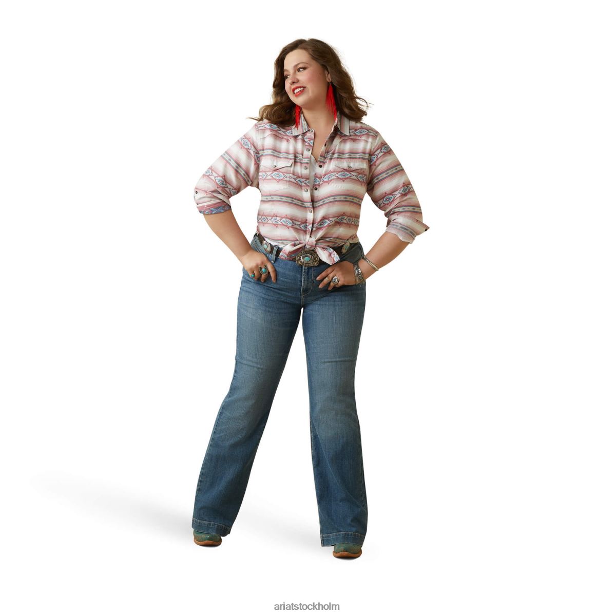 blast Ariat äkta kaycee skjorta med klassisk passform kaycee jcd kvinnor F04843012