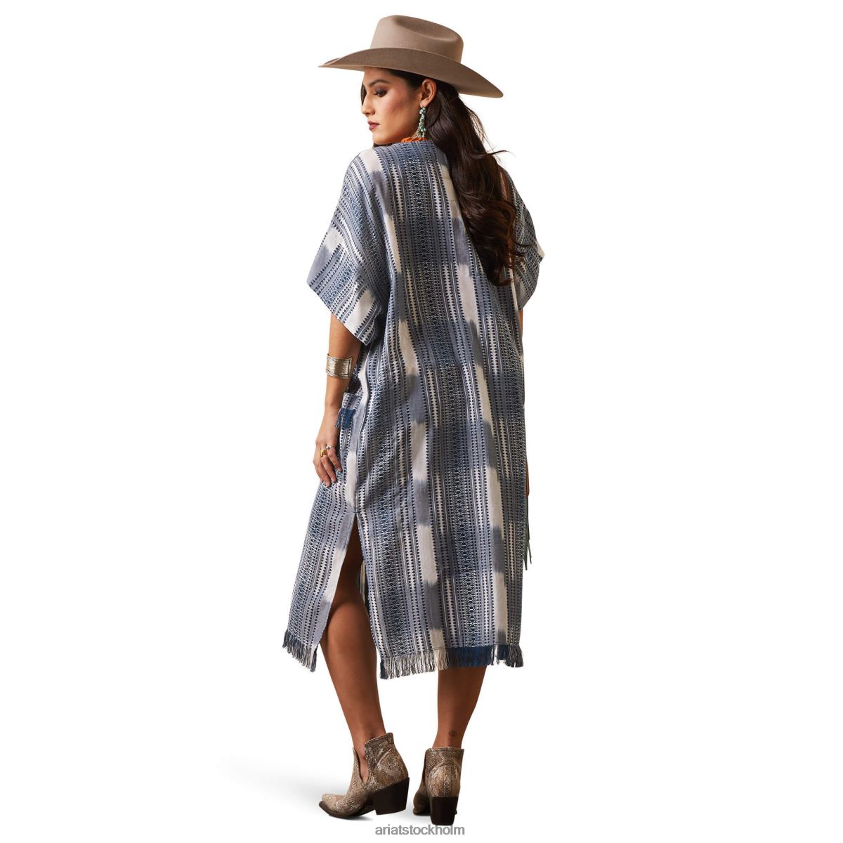 blast Ariat lauren kimono wrap multi-garn färgämne kvinnor F04843203