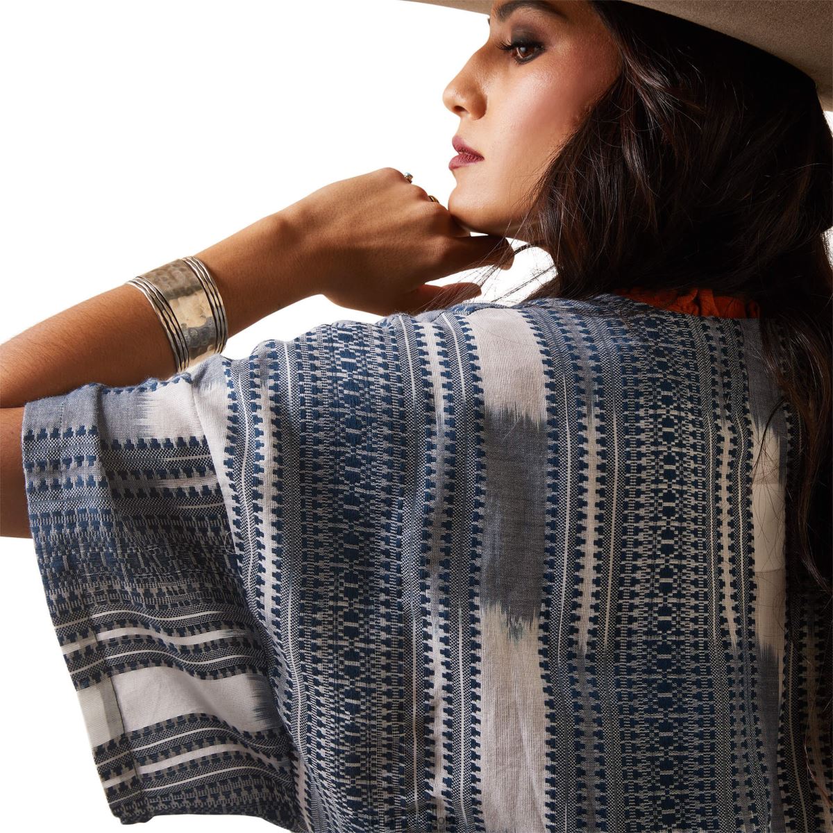 blast Ariat lauren kimono wrap multi-garn färgämne kvinnor F04843203