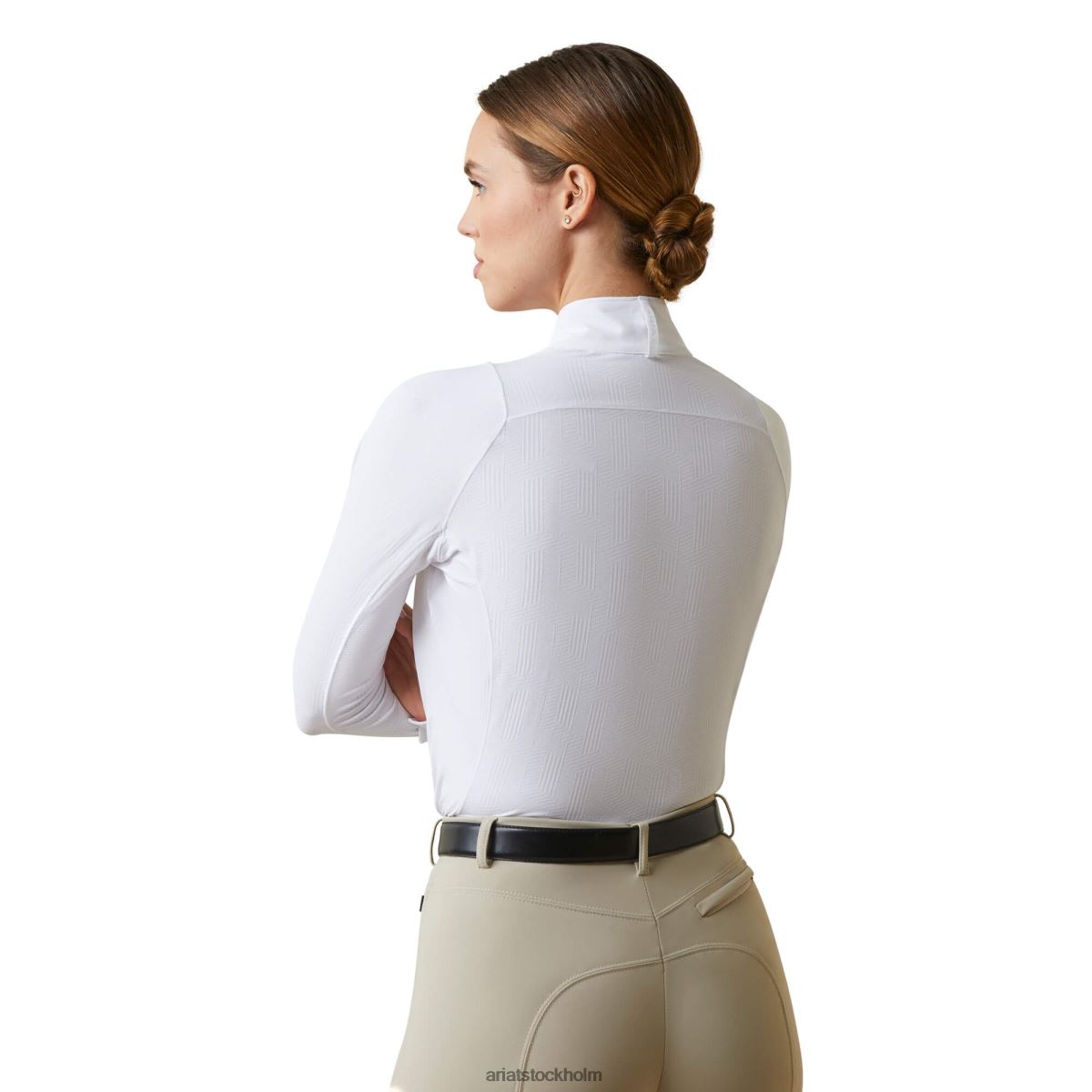 blast Ariat lyxig utställningströja vit kvinnor F04843678