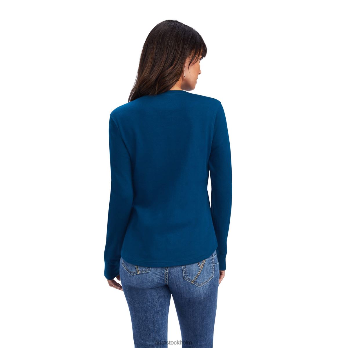 blast Ariat riktig henley skjorta hydra kvinnor F04842955