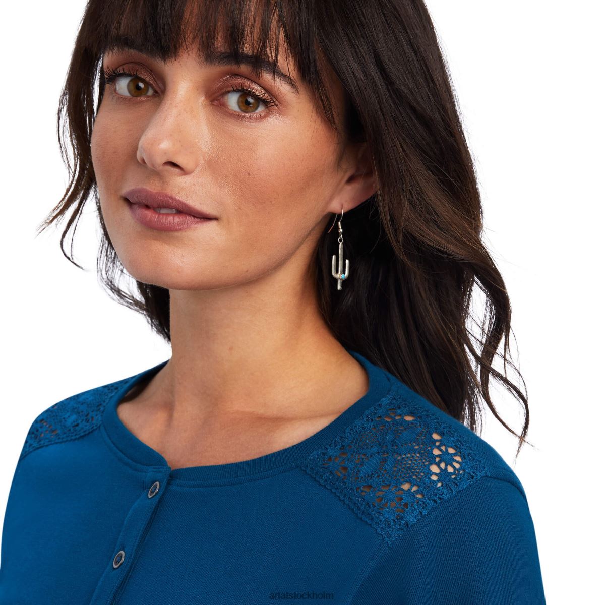 blast Ariat riktig henley skjorta hydra kvinnor F04842955