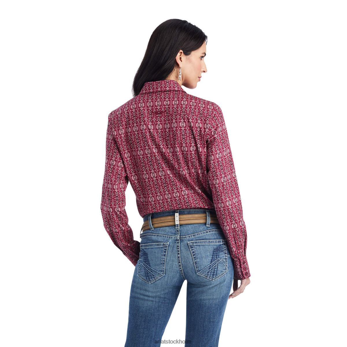 blast Ariat rynkbeständig kirby stretchskjorta alma multi kvinnor F04842874