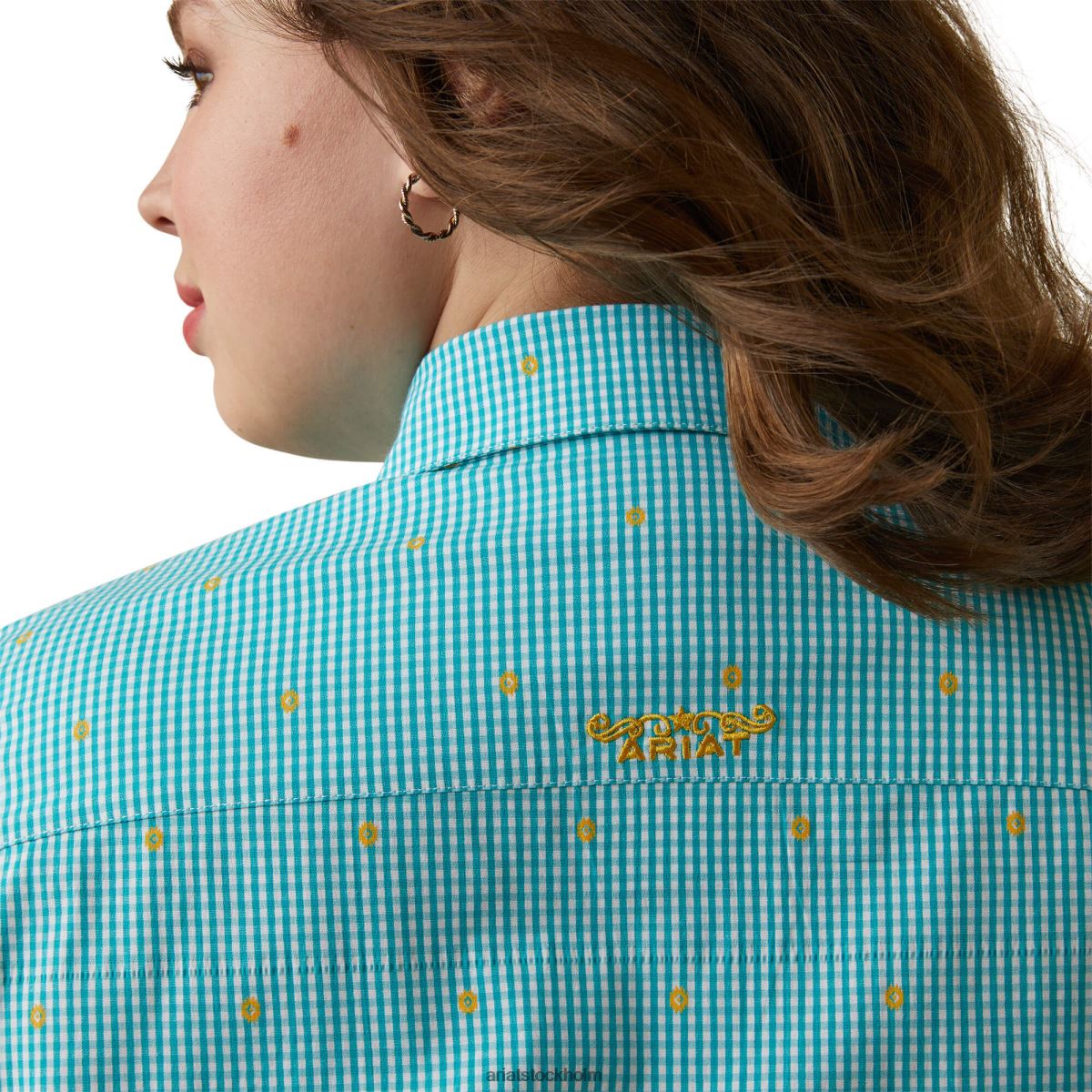 blast Ariat rynkbeständig kirby stretchskjorta susanna kolla kvinnor F04842800