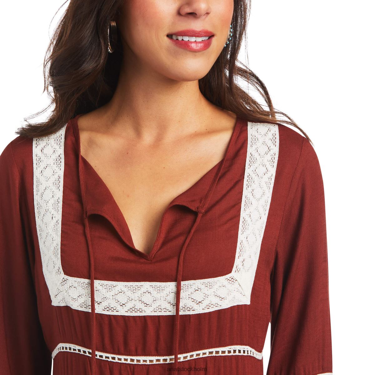 blast Ariat san felipe tunika rostad rostad kvinnor F04843202