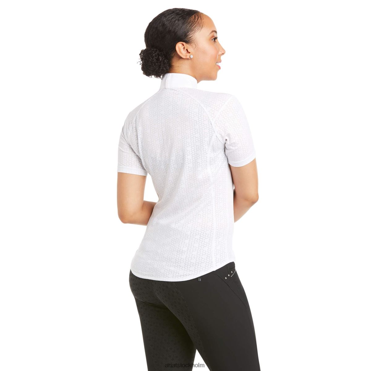 blast Ariat showstopper utställningströja vit kvinnor F04843688