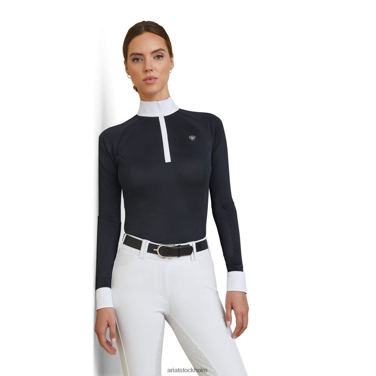 blast Ariat sunstopper pro 2.0 show tröja visa marinen/ashton kvinnor F04843667