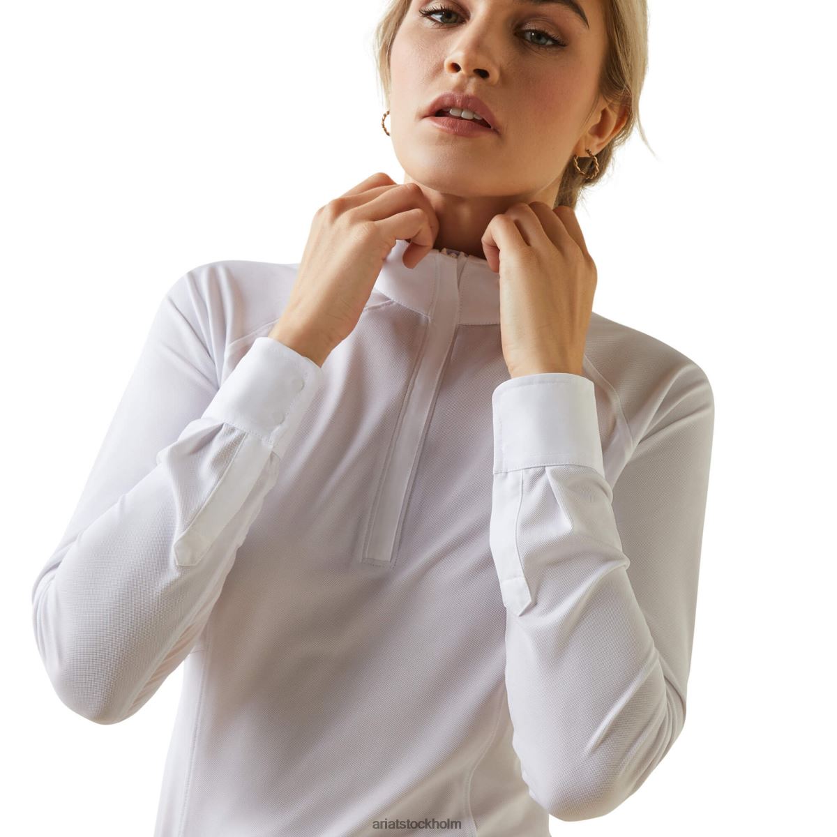 blast Ariat sunstopper pro 2.0 show tröja vit/flynn kvinnor F04843681