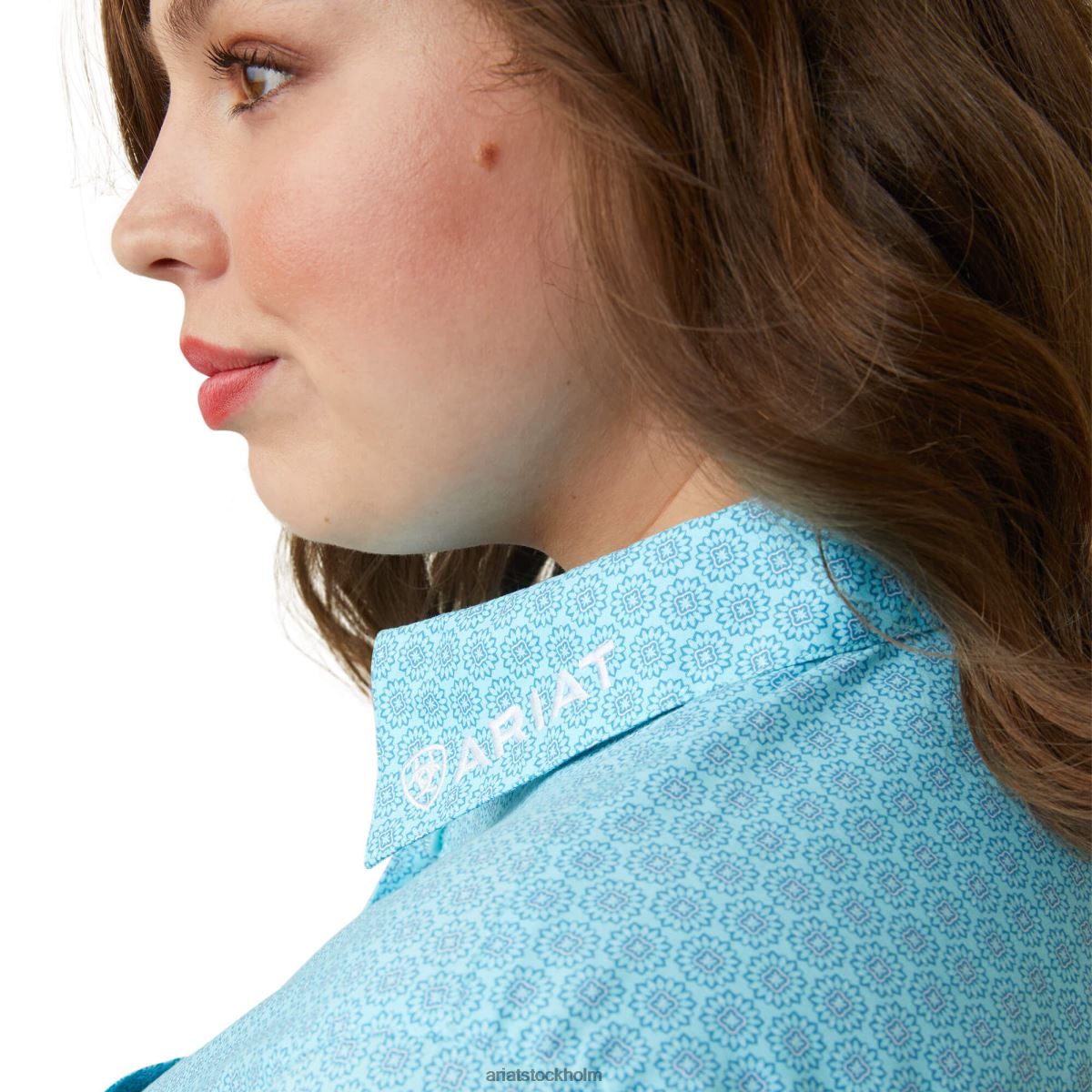 blast Ariat team kirby stretchtröja caidan tryck kvinnor F04842815