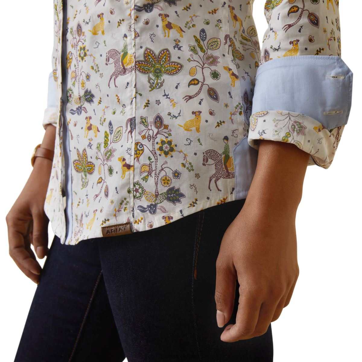 blast Ariat tomales skjorta folkoretryck kvinnor F04843100