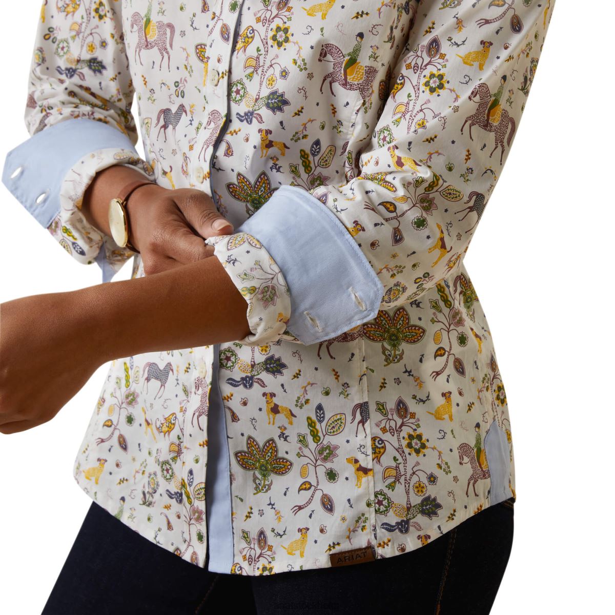blast Ariat tomales skjorta folkoretryck kvinnor F04843100