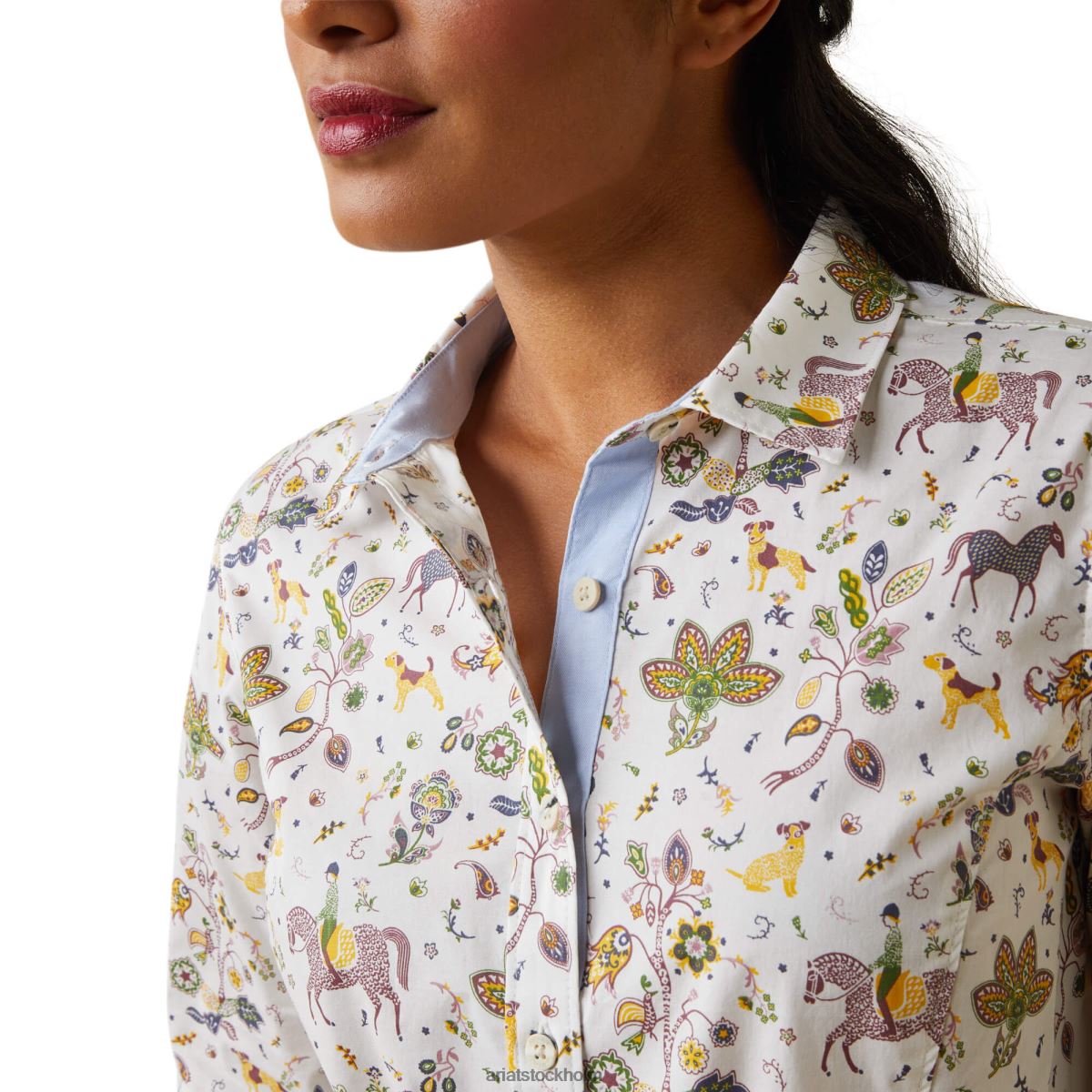 blast Ariat tomales skjorta folkoretryck kvinnor F04843100