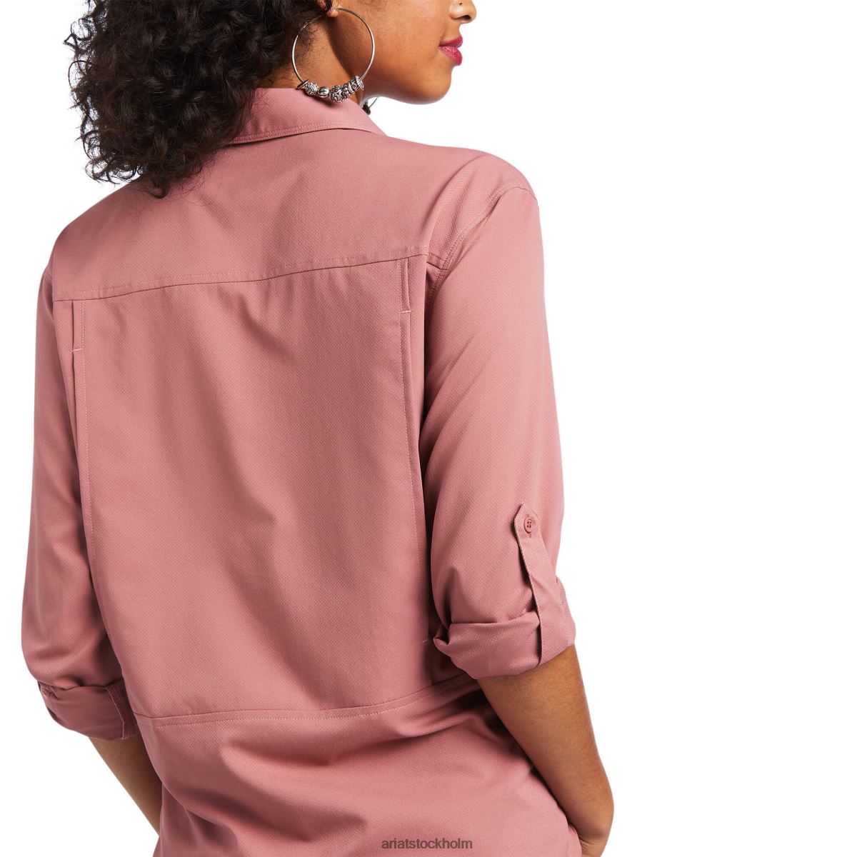 blast Ariat utgående venttek stretchskjorta antik rubia kvinnor F04842945