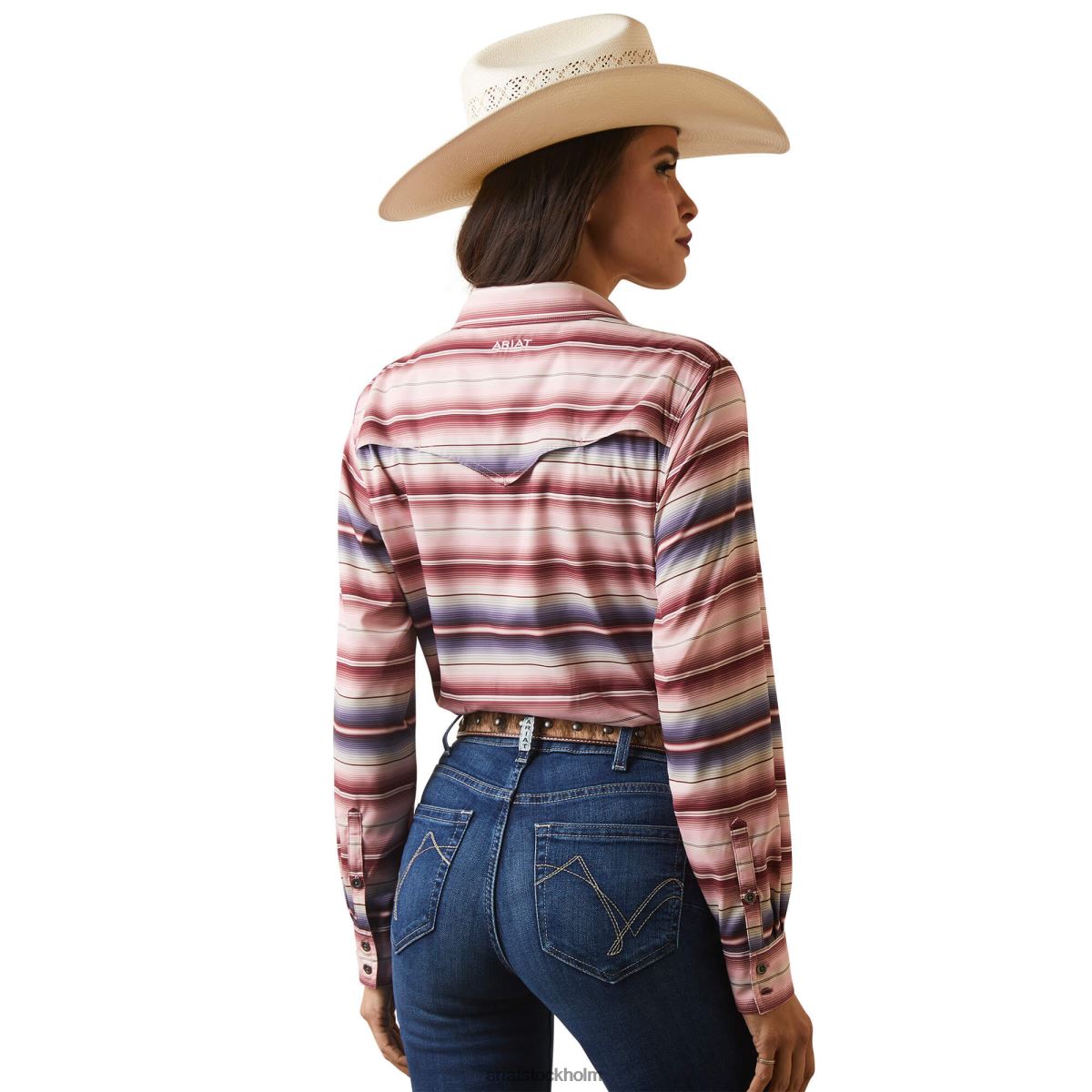 blast Ariat western venttek stretch skjorta reata serape kvinnor F04843009