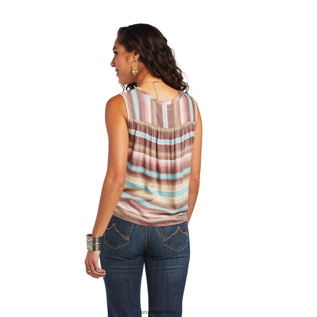 blast Ariat baja tank serape rand kvinnor F04842810