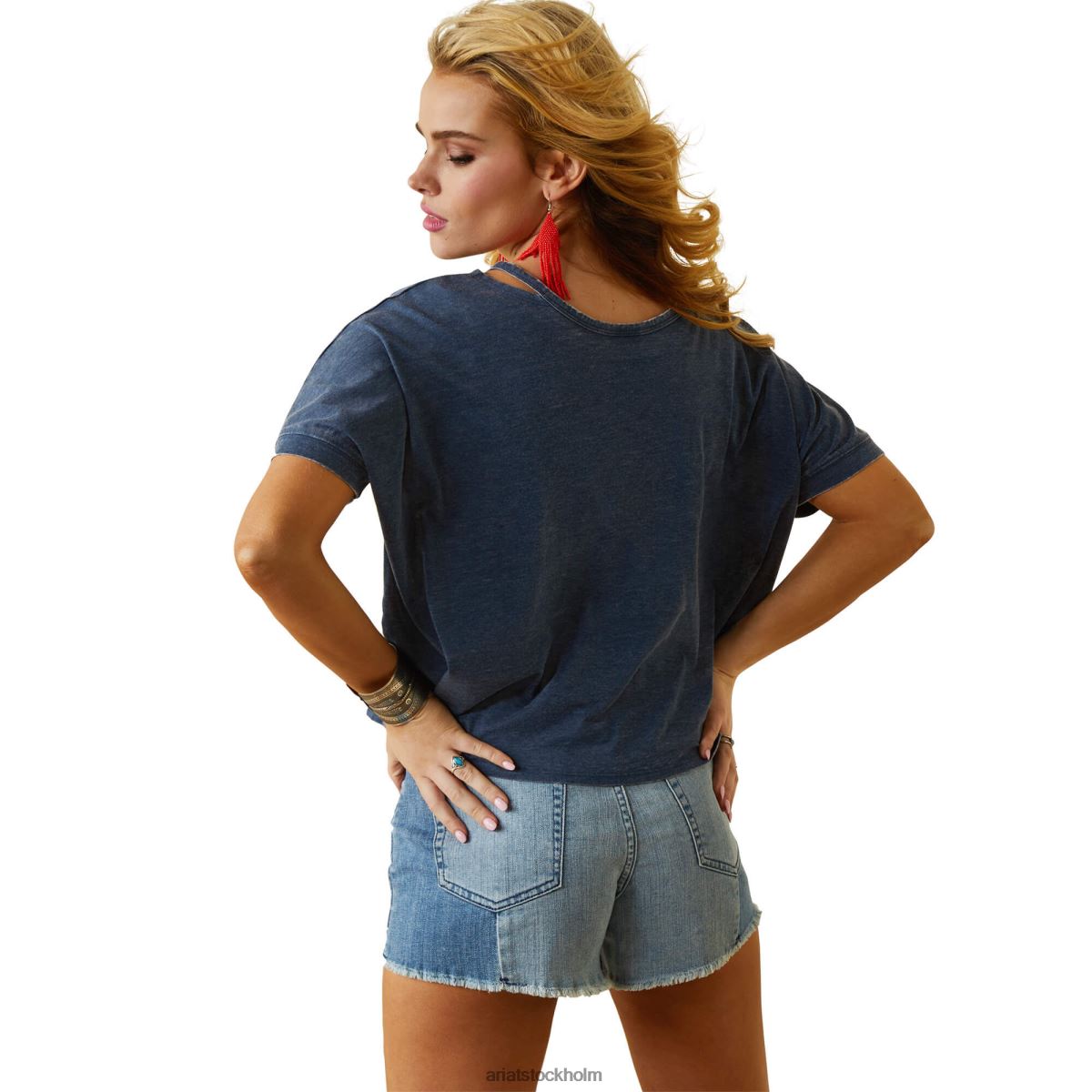 blast Ariat francesca topp djup petroleum kvinnor F04842817