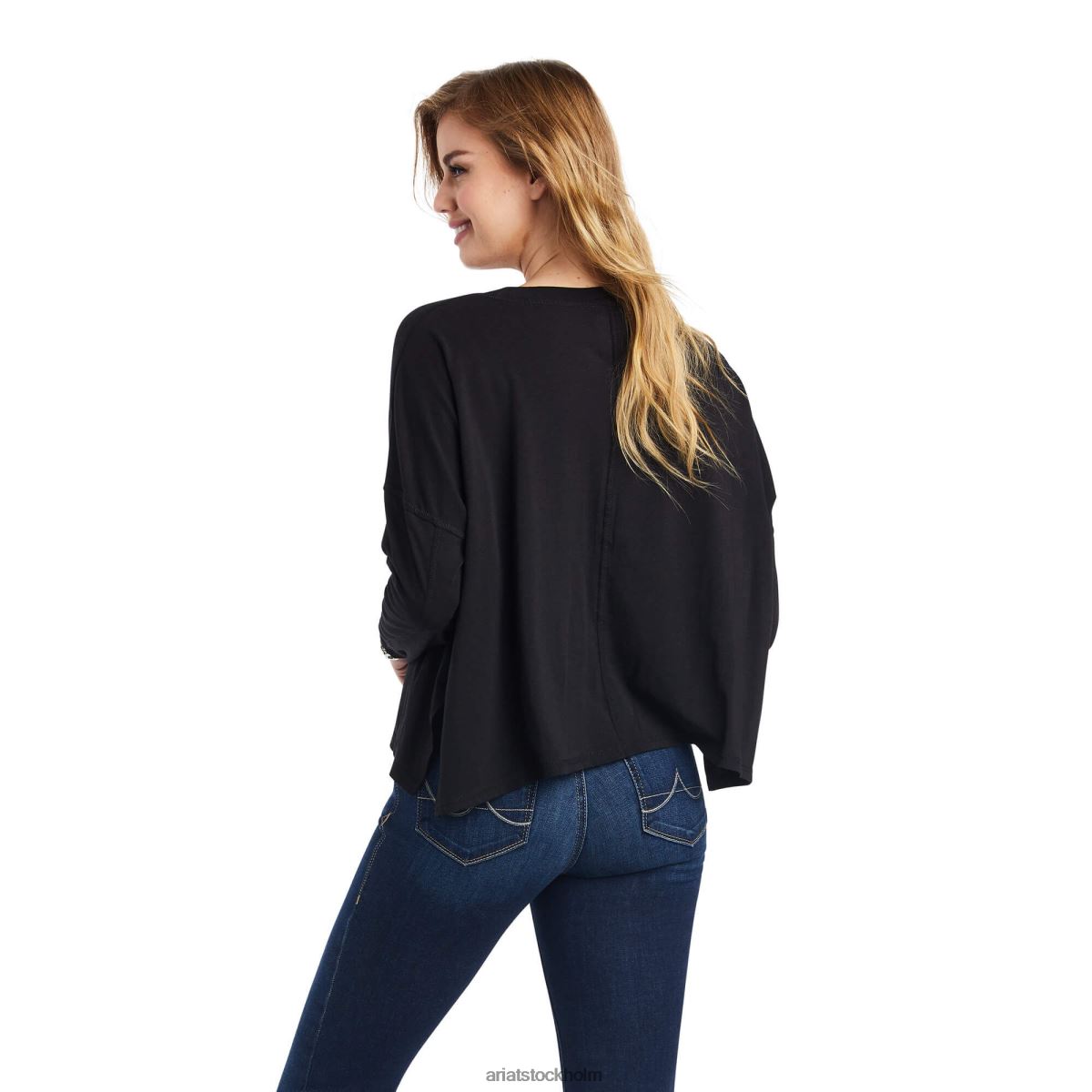 blast Ariat jungle queen topp svart kvinnor F04843239